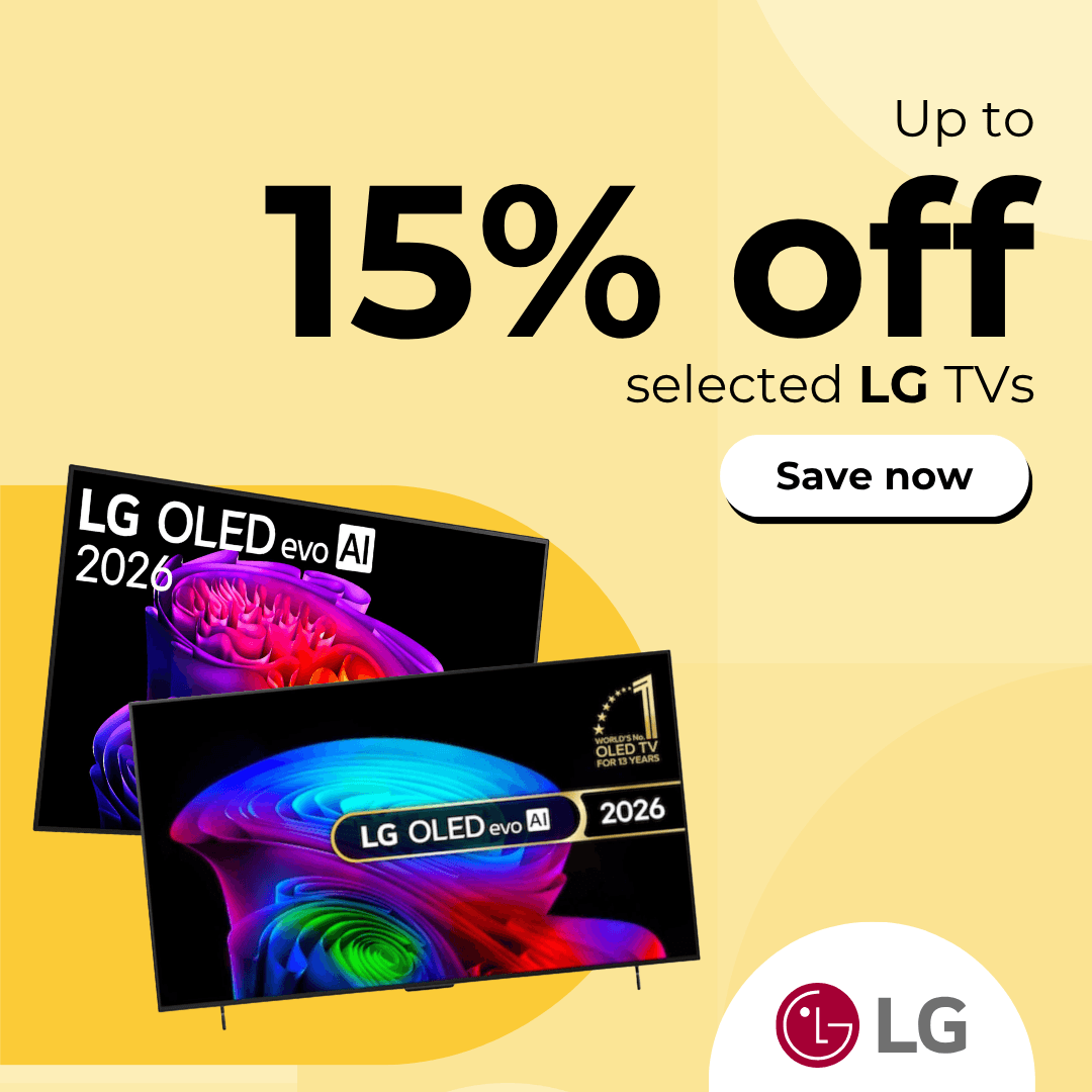 Up to 15% off selected TVs